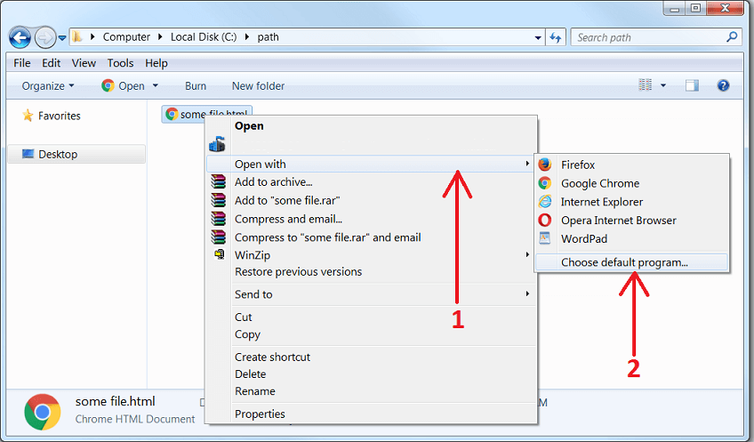 Open dialog to choose default program for file extension